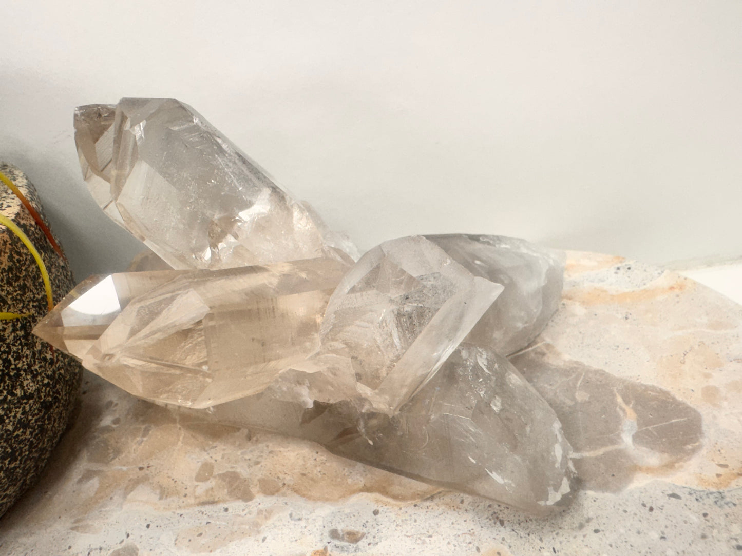Black Phantom Quartz Freeform 844g