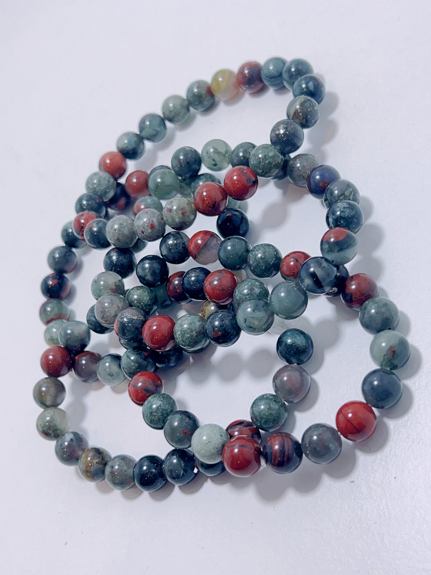 African Bloodstone Bracelet 8mm