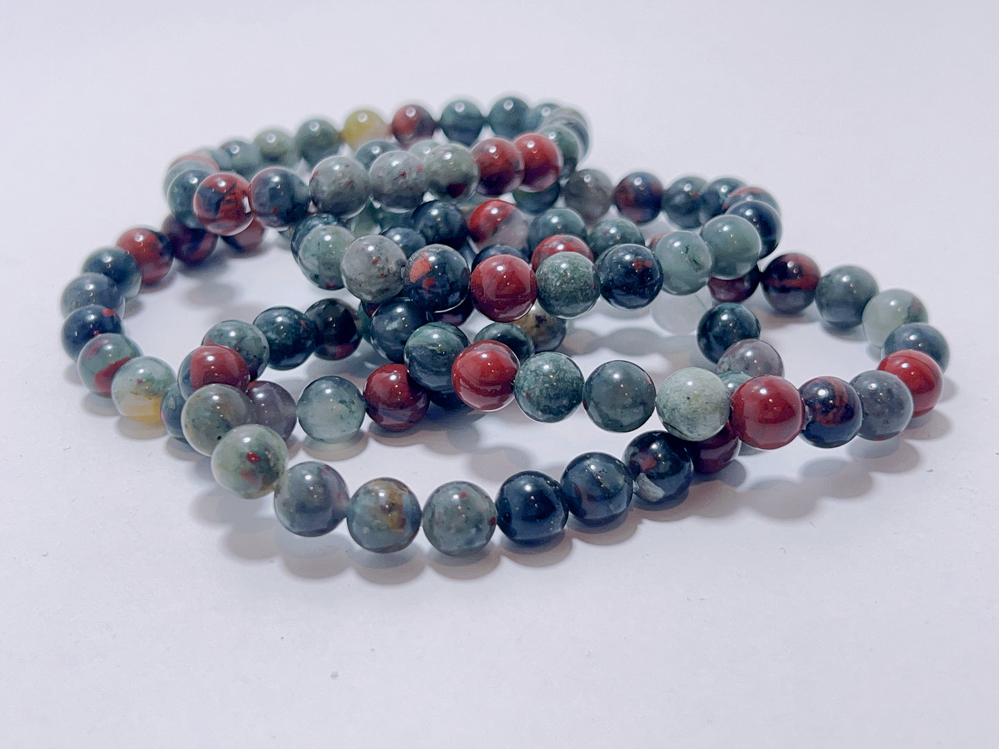 African Bloodstone Bracelet 8mm