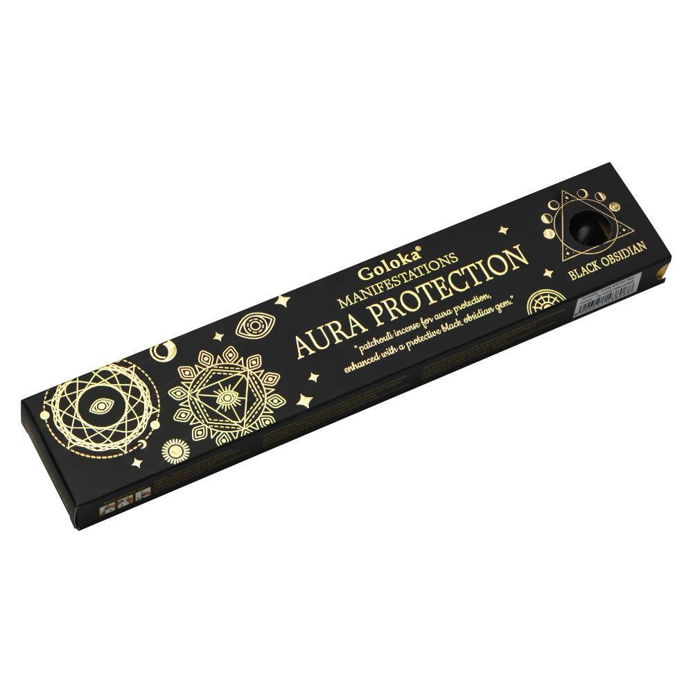 Aura Protection Manifestation Gemstone Incense 15gms Sticks Goloka