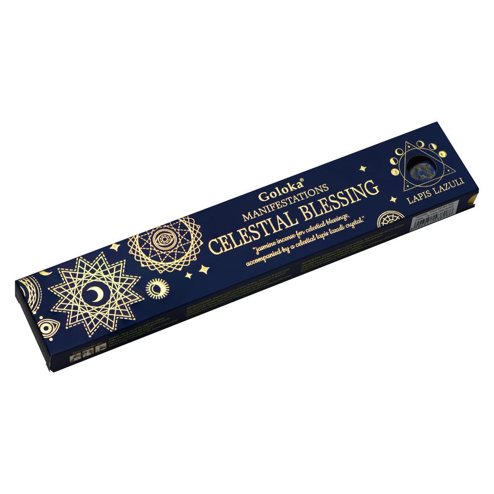 Celestial Blessing Manifestation Gemstone Incense 15gms Sticks Goloka