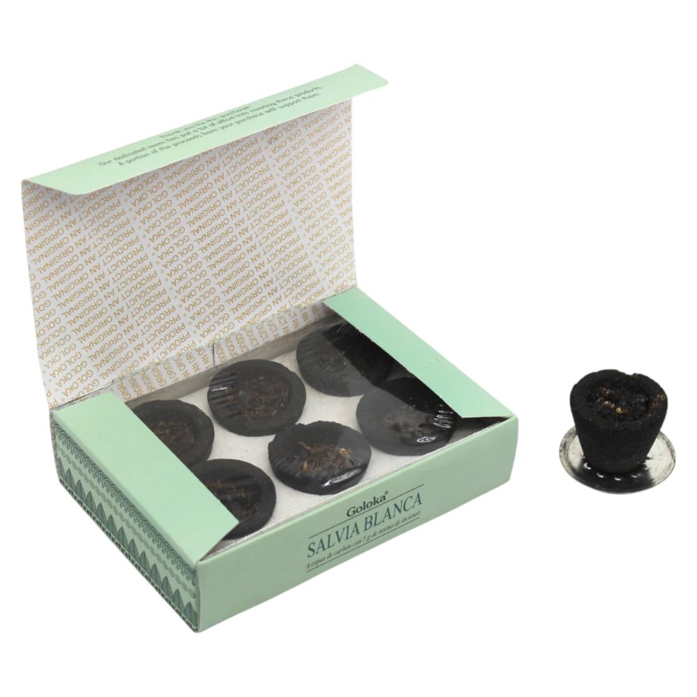 White Sage Goloka Smudge Cup 6 Pack