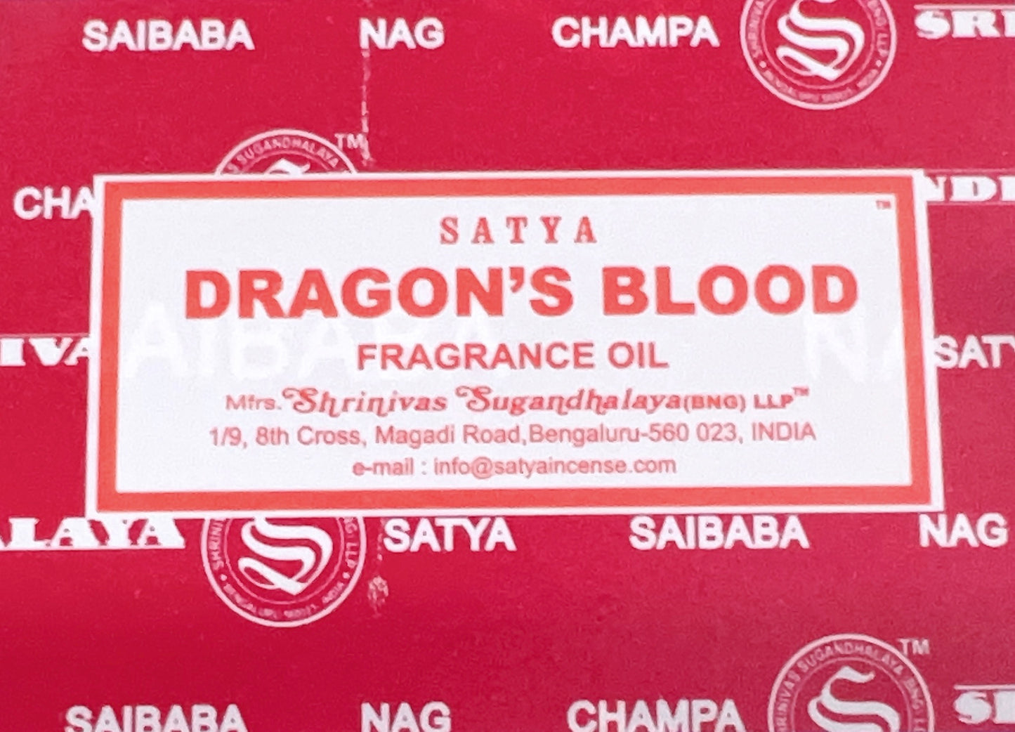 Satya Dragon’s Blood Fragrance Oil 30ml