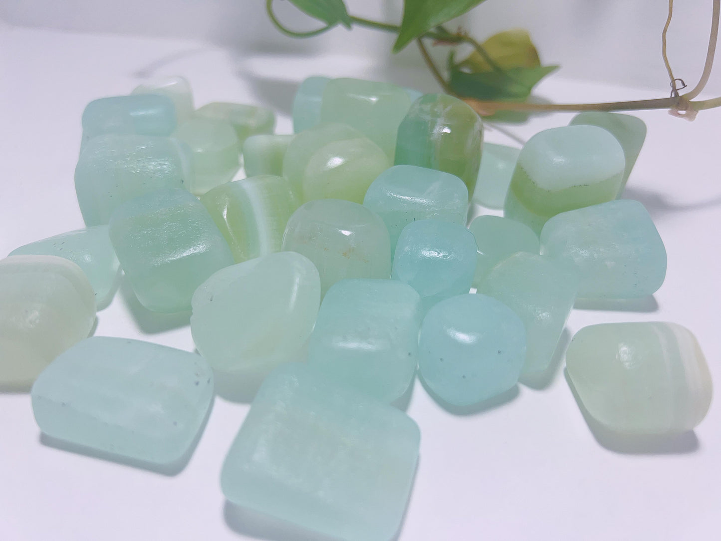 Pistachio Calcite Tumble