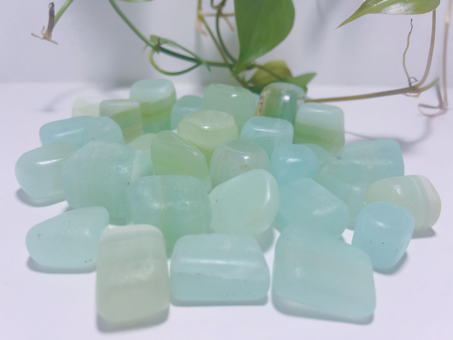 Pistachio Calcite Tumble
