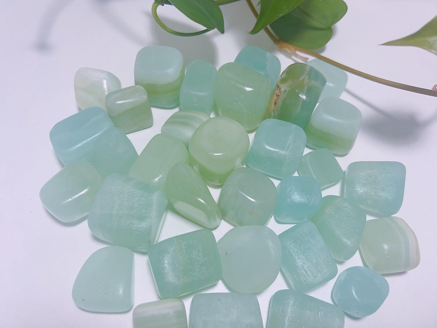 Pistachio Calcite Tumble