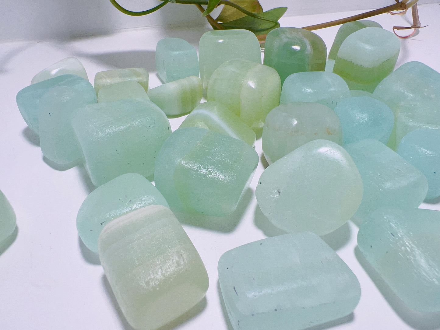 Pistachio Calcite Tumble