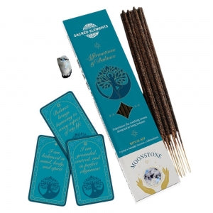 Affirmation of Balance Crystal Smudge Incense Kit