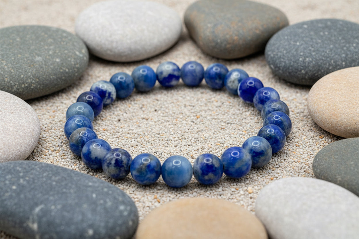 Lapis Lazuli Bead Bracelet