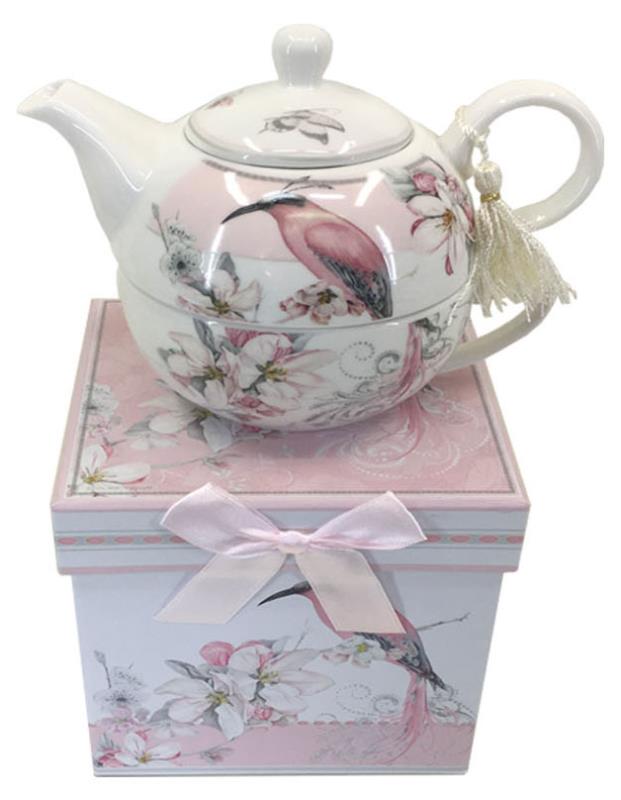 Heron Bird Tea For One Set - Gift Boxed