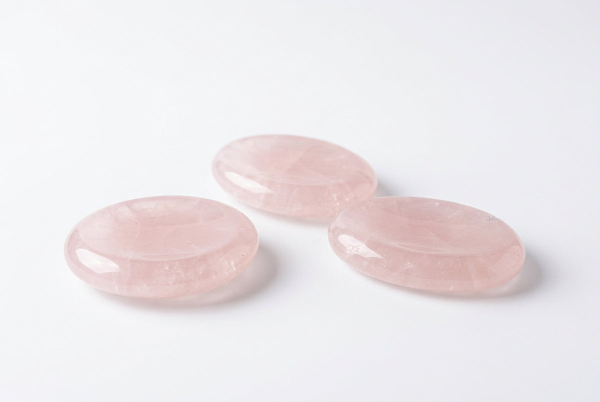 Rose Quartz Worry Stone