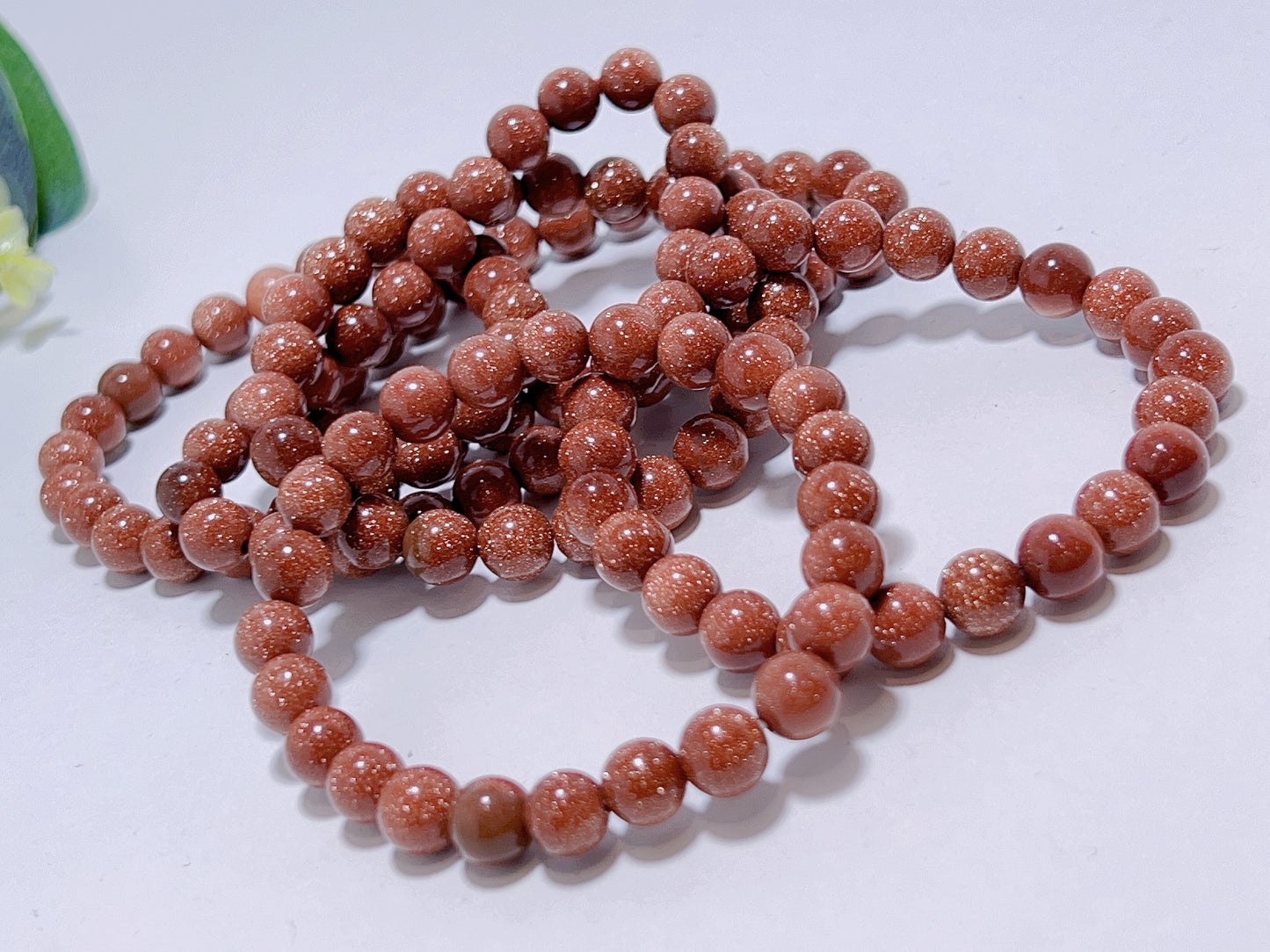 Gold Sandstone Bracelet 8mm
