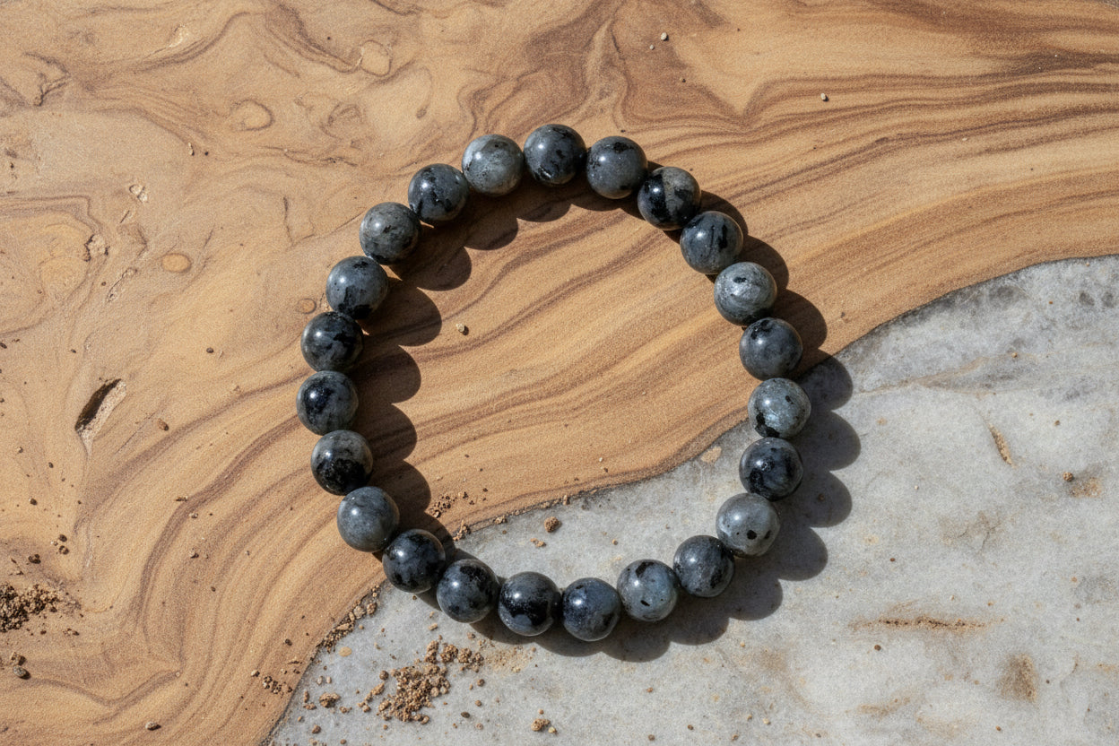 Larvikite Bracelet 8mm