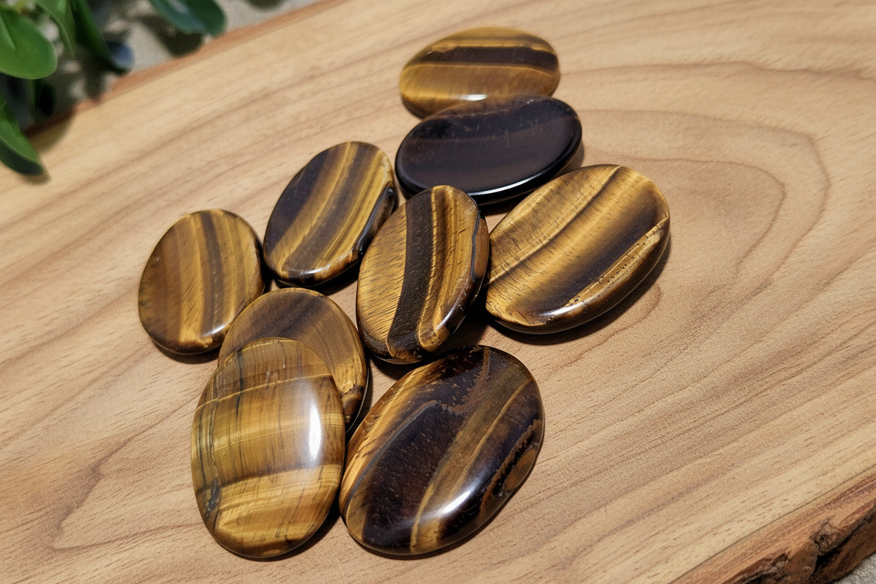 Tiger Eye Worry Stone