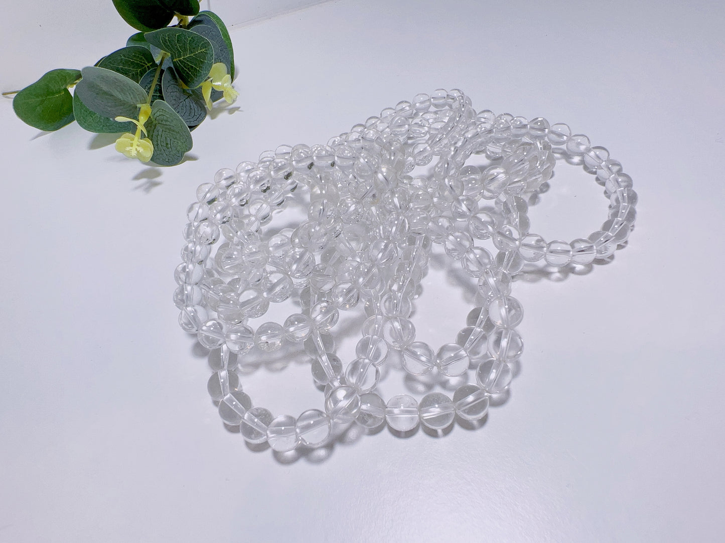Clear Quartz Bracelet 8mm