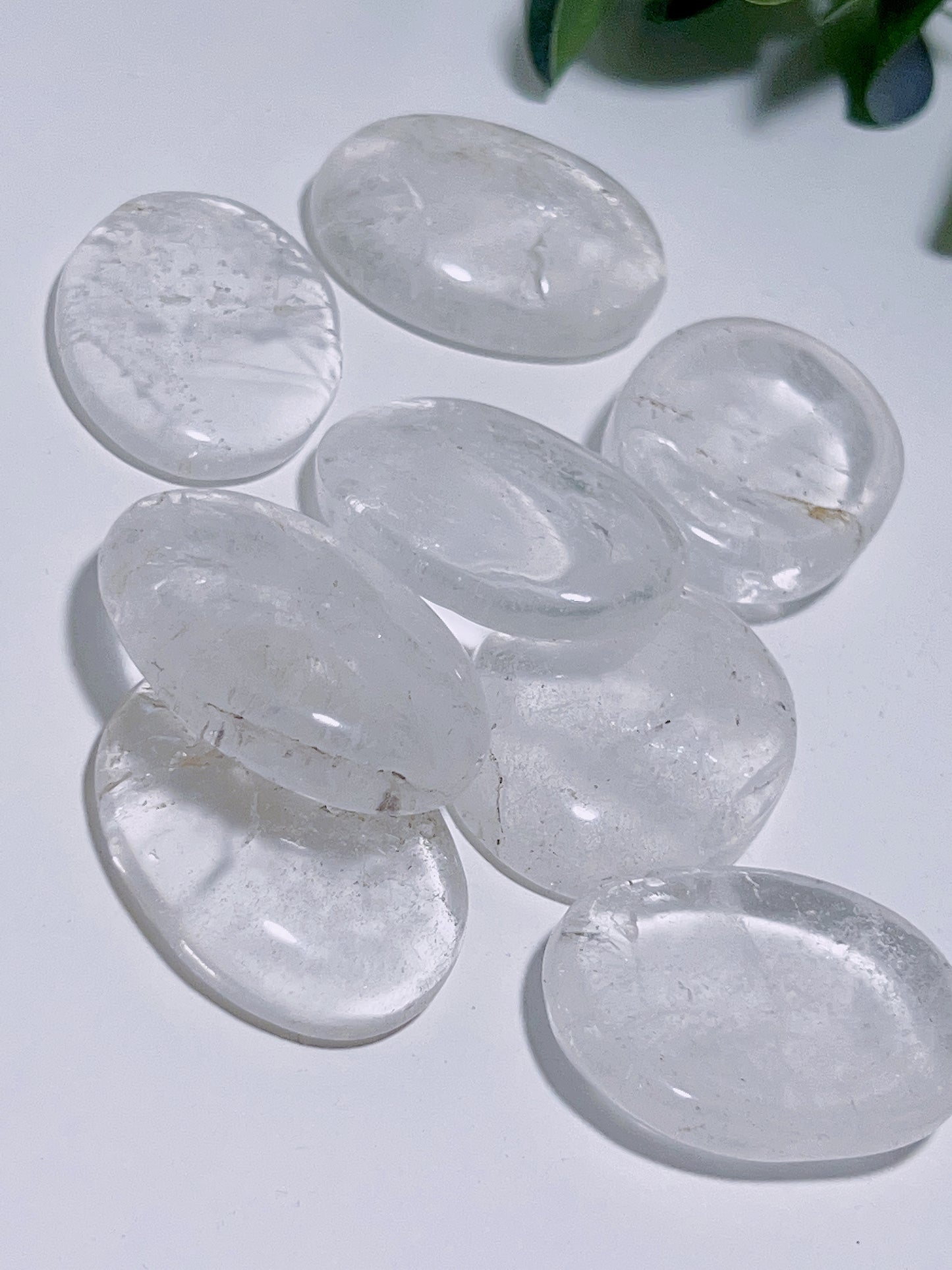 Clear Quartz Worry Stone