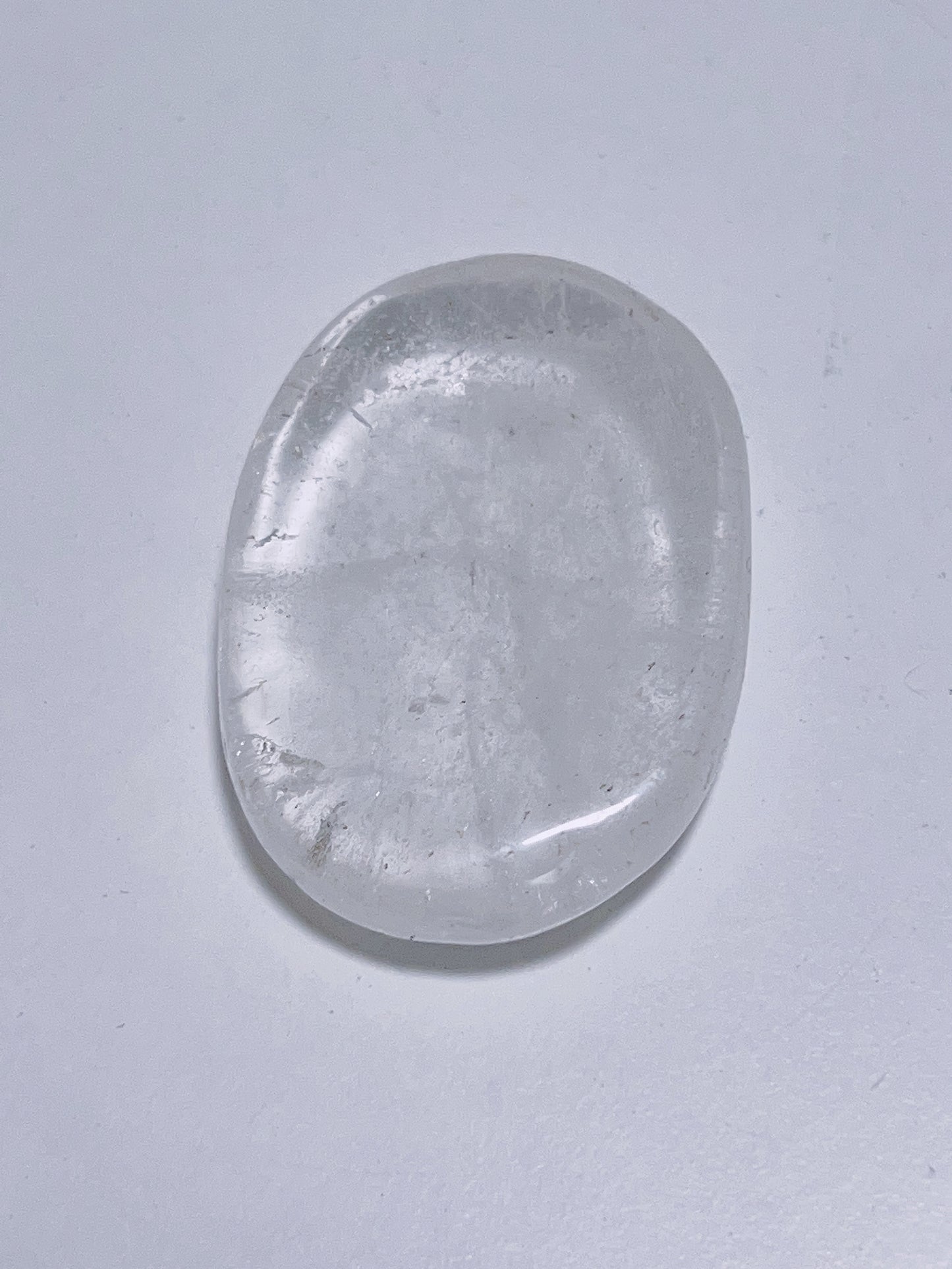 Clear Quartz Worry Stone