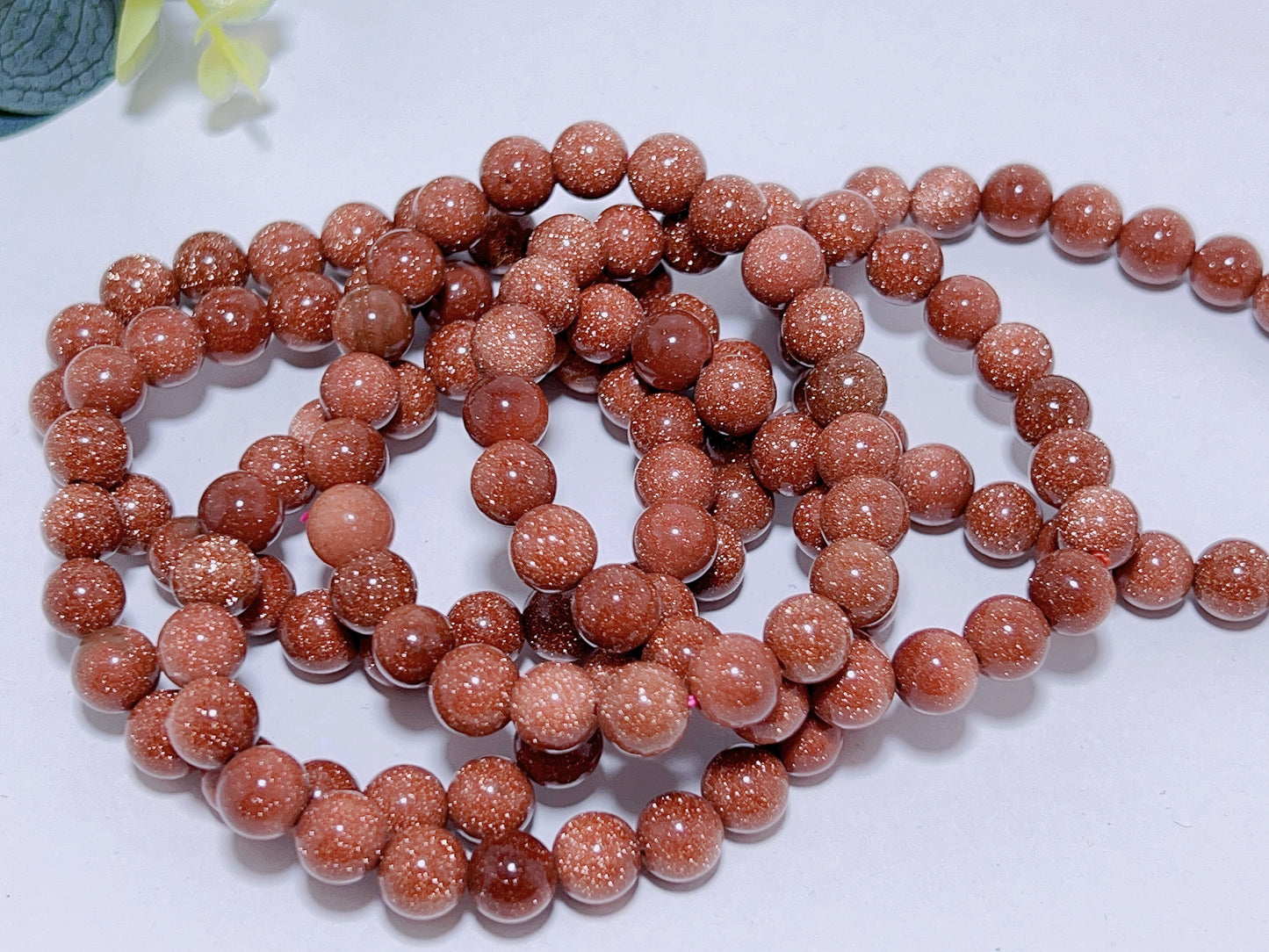 Gold Sandstone Bracelet 8mm