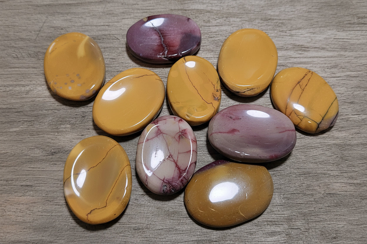 Mookaite Jasper Worry Stone