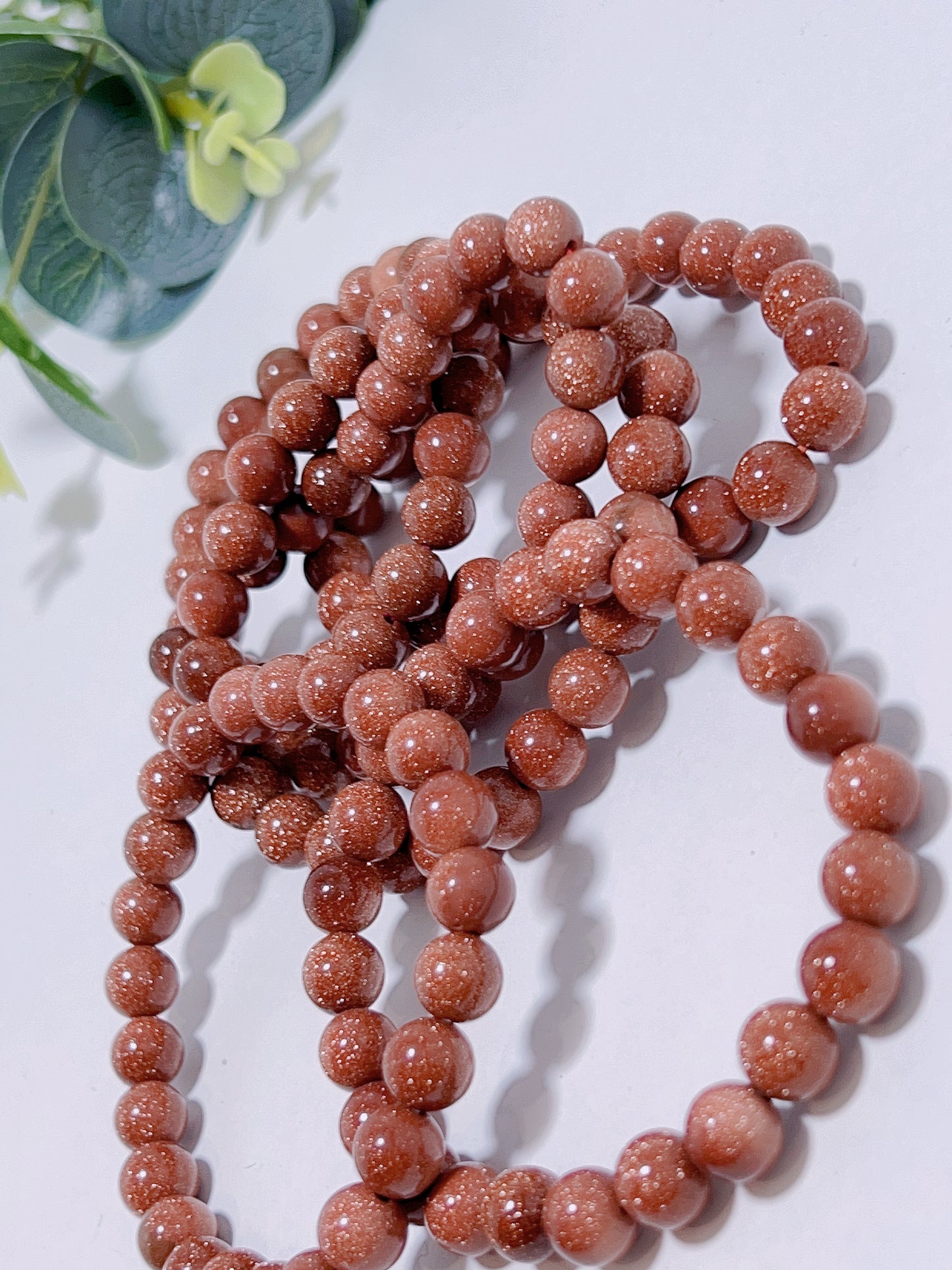 Gold Sandstone Bracelet 8mm