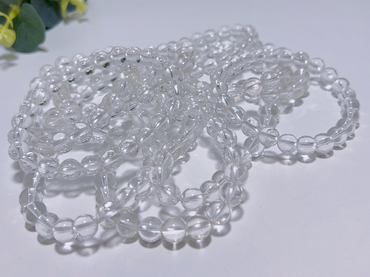Clear Quartz Bracelet 8mm