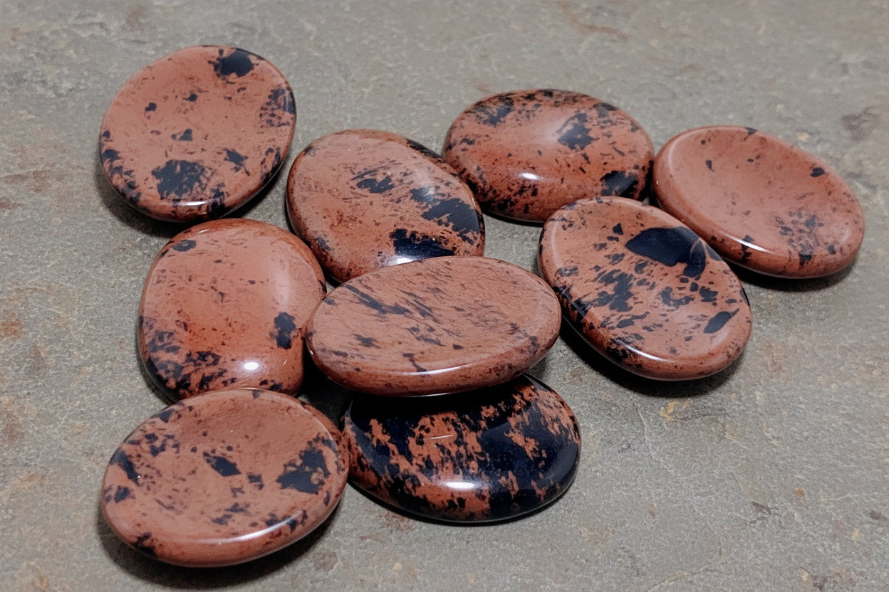 Mahogany Obsidian Worry Stone