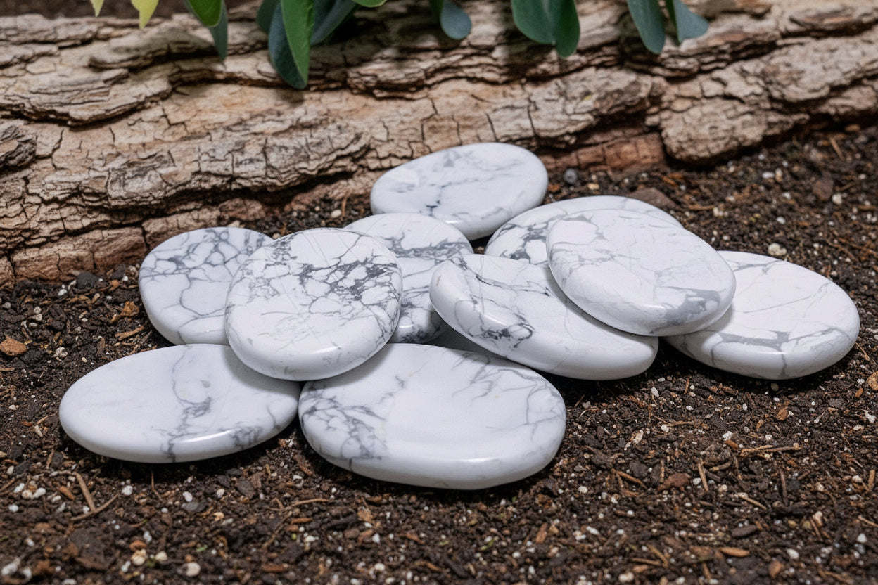 Howlite Worry Stone