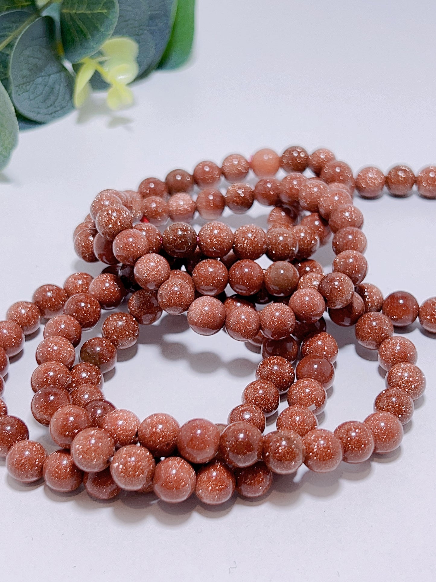 Gold Sandstone Bracelet 8mm