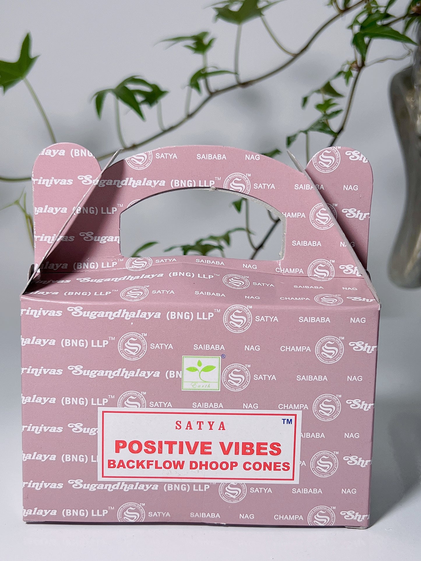 Satya Backflow Dhoop Cones POSITIVE VIBES