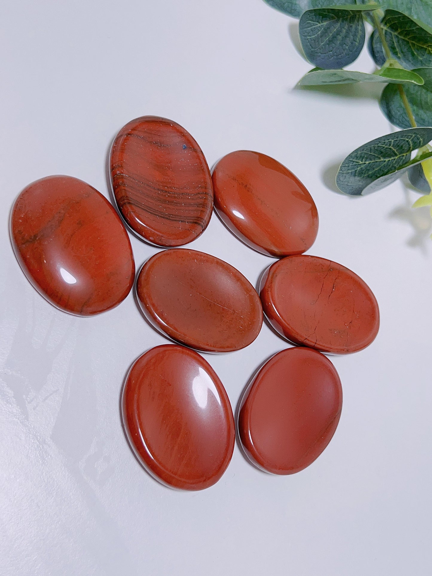 Red Jasper Worry Stone