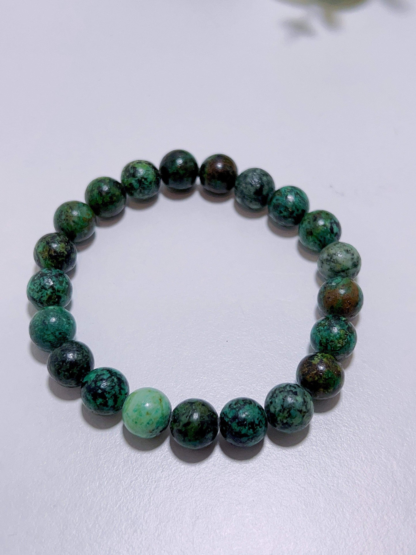 African Turquoise Bracelet 8mm