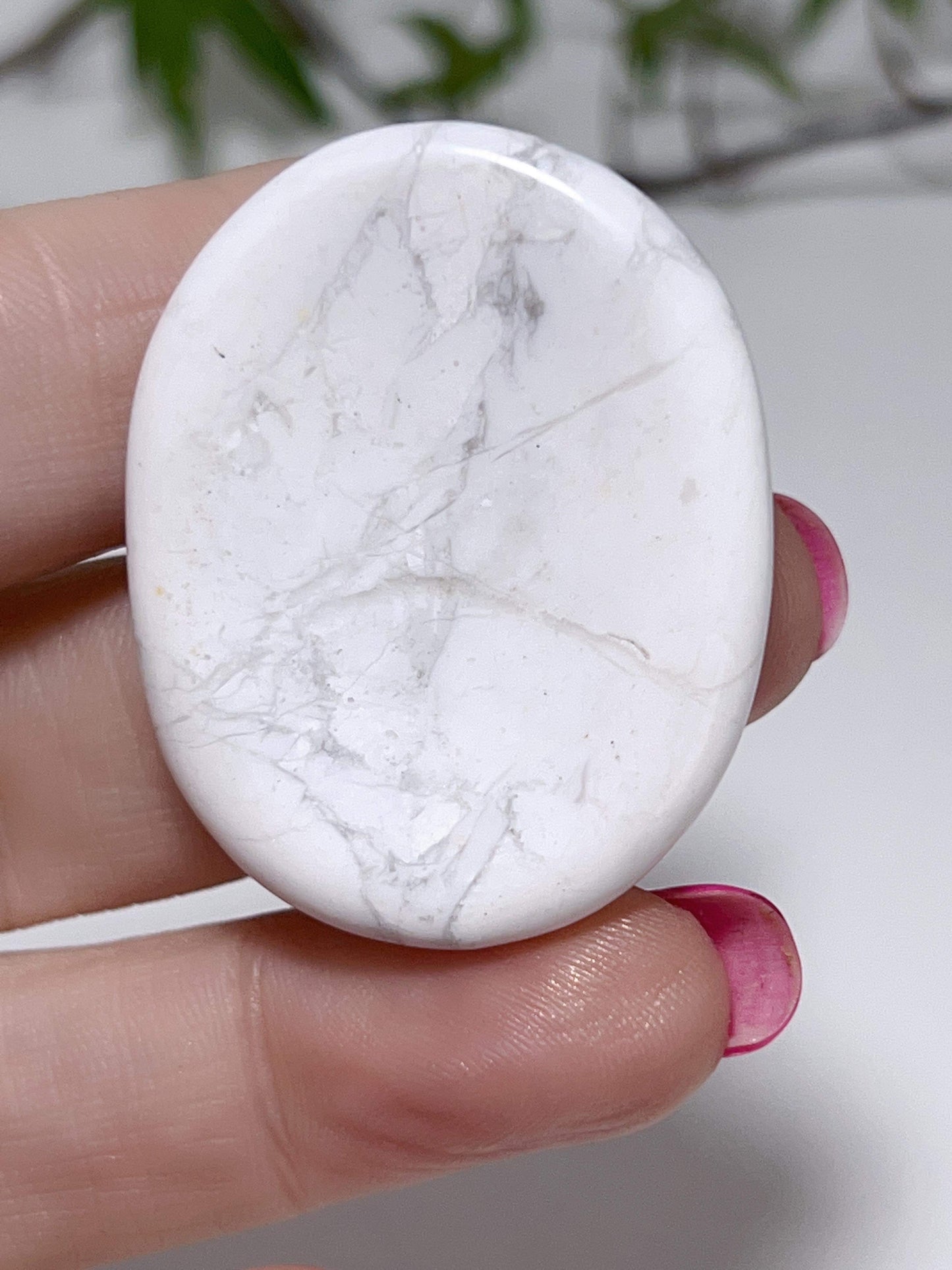 Howlite Worry Stone