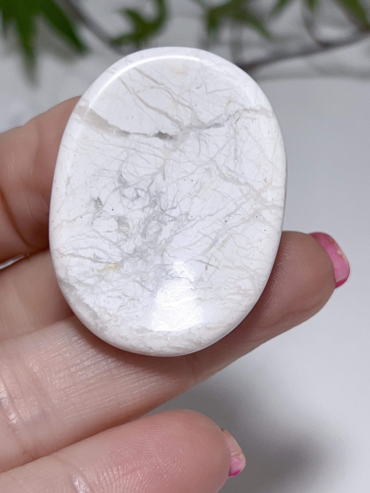 Howlite Worry Stone