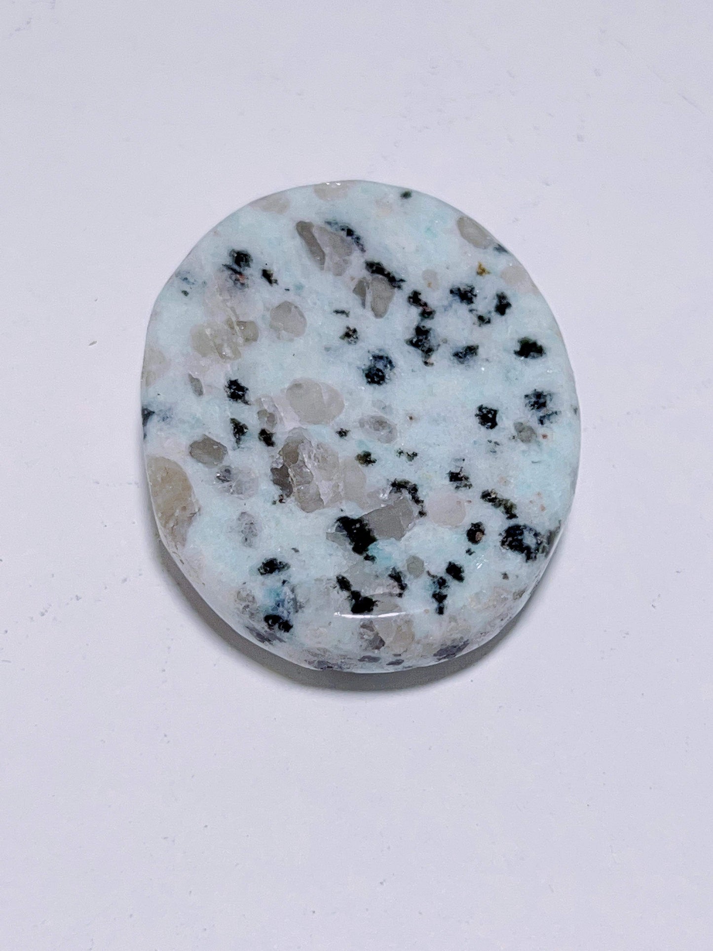 Kiwi Jasper Worry Stone