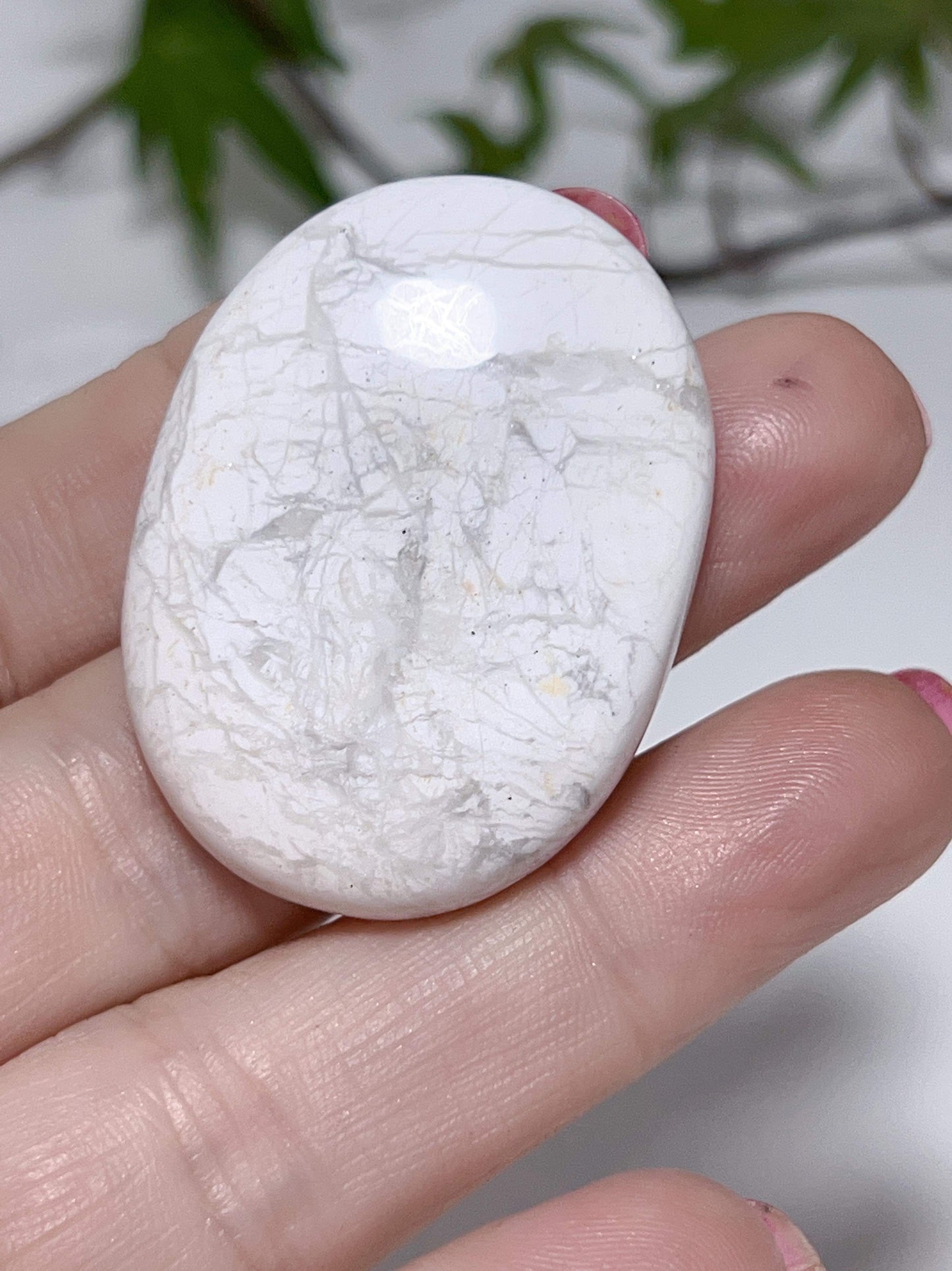 Howlite Worry Stone