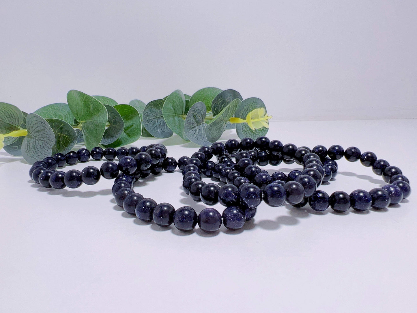Blue Sandstone Bracelet 8mm