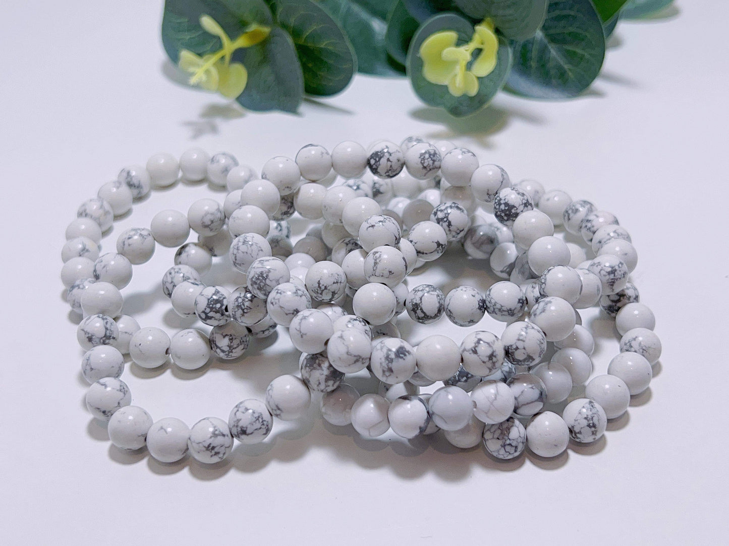 Howlite Bracelet 8mm