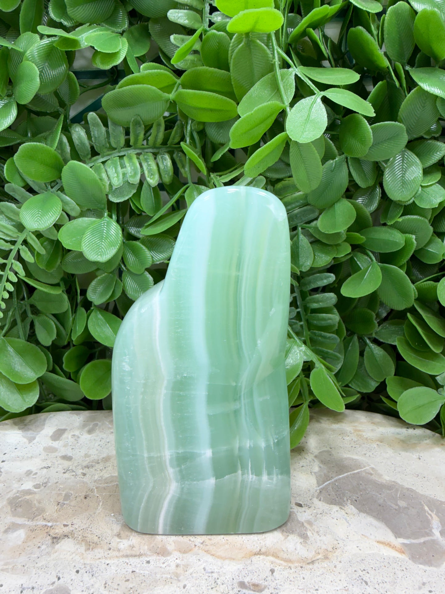 Pistachio Calcite Freeform 586g