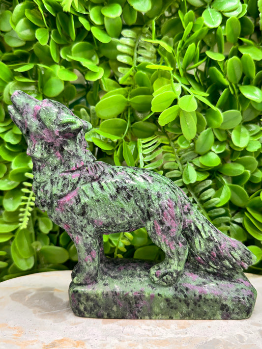 Ruby Zoisite Wolf 1148g