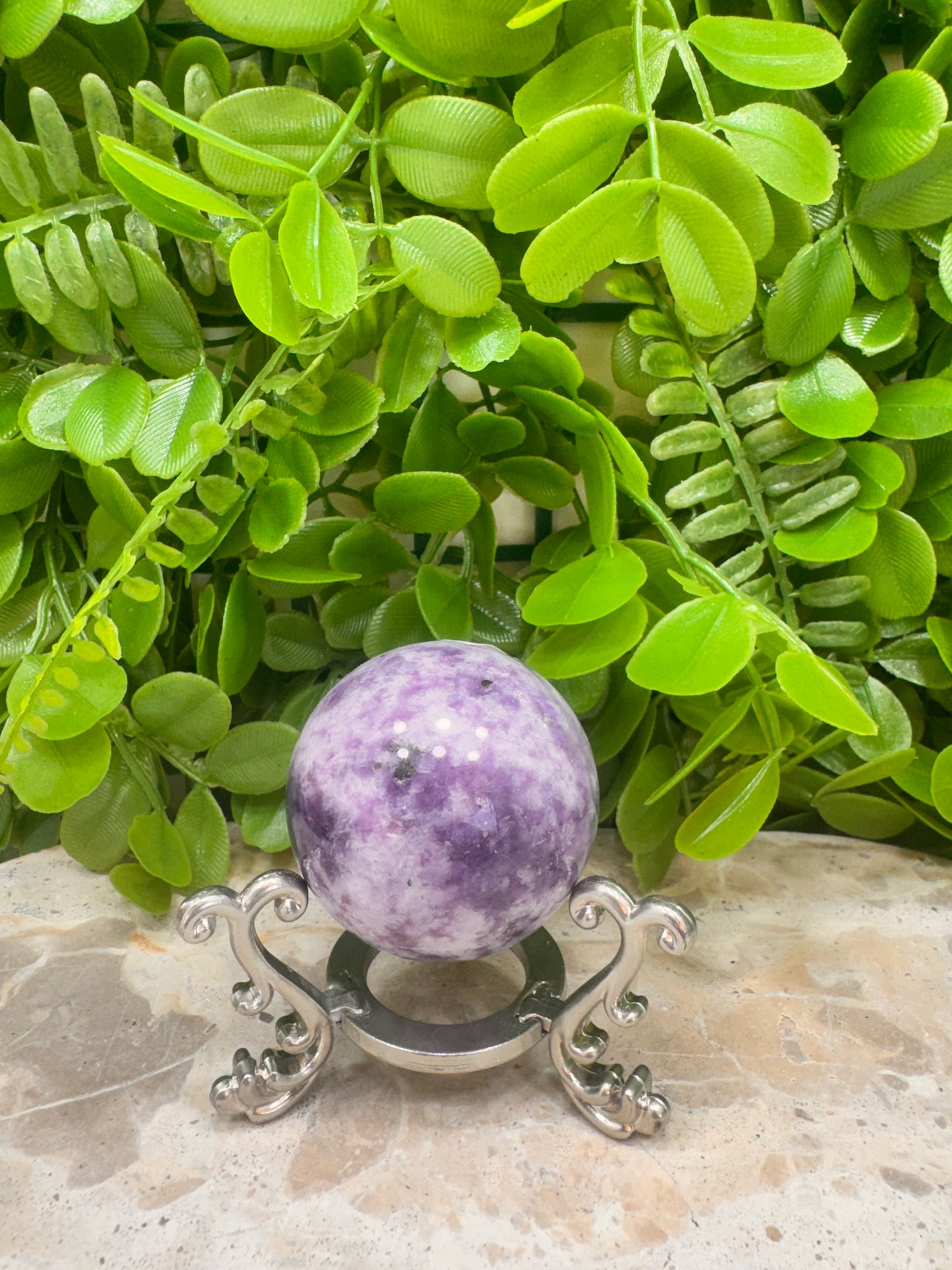 Lepidolite Sphere 152g