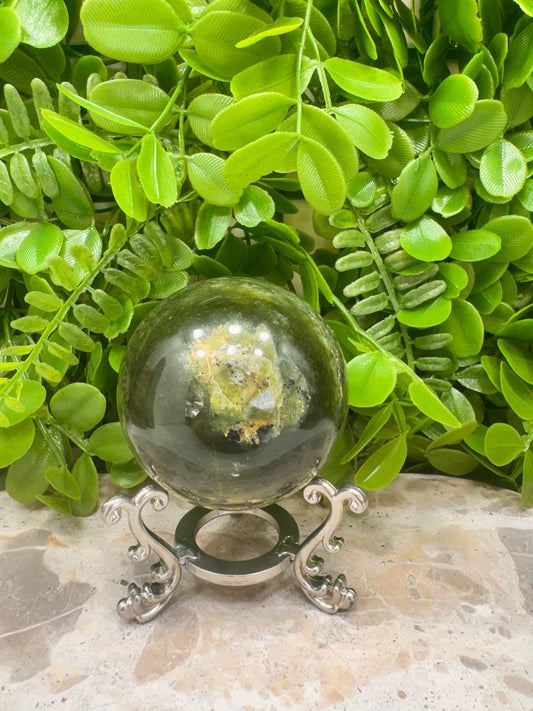 Nephrite Jade Sphere 396g