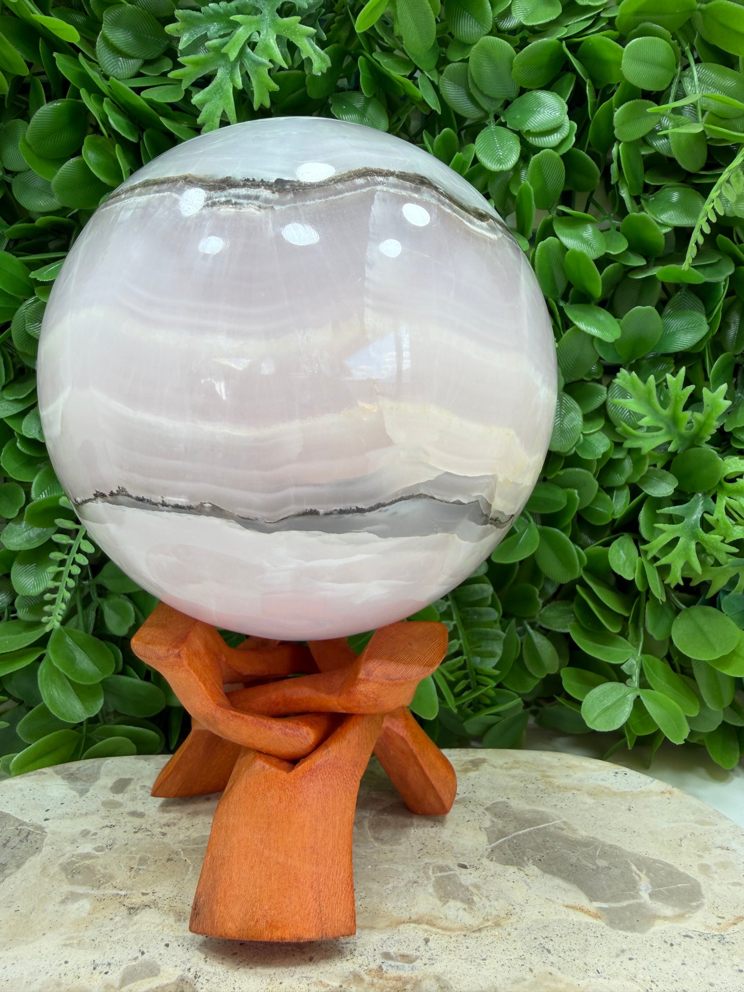 Smokey Pink Mangano UV Sphere 3646g