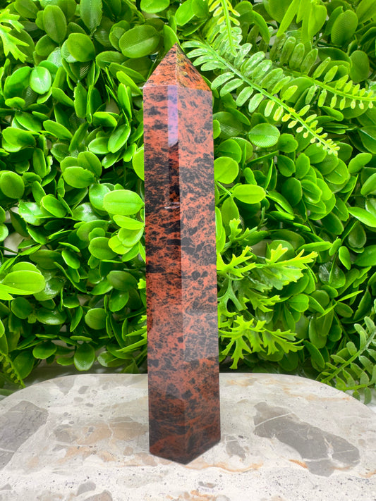 Mahogany Obsidian Tower 534g