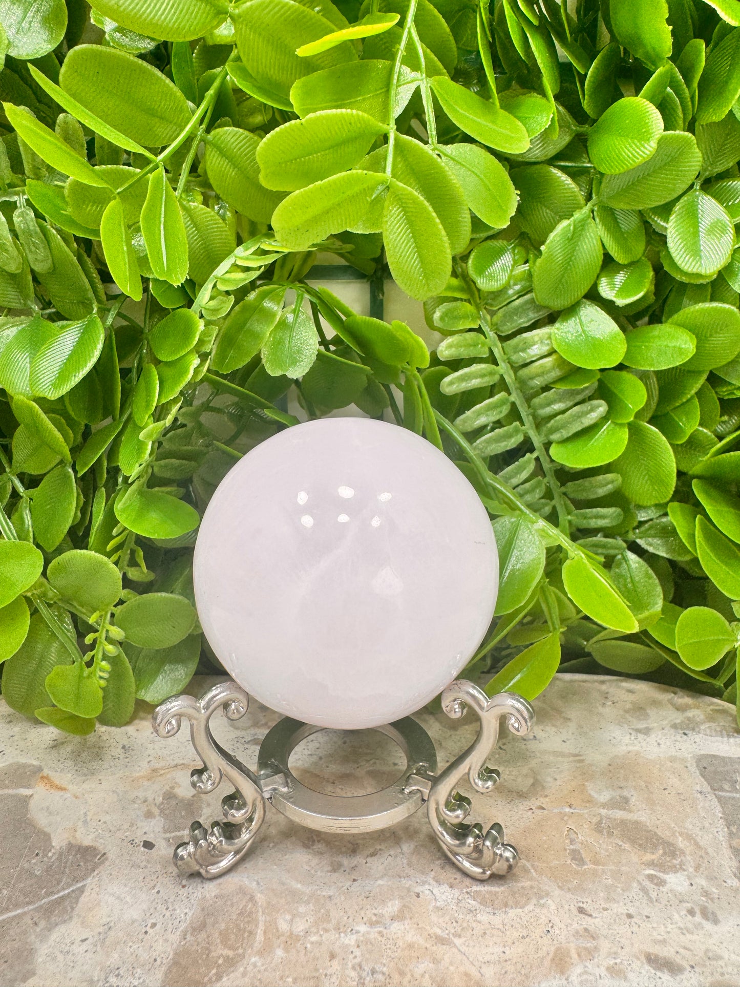 Pink Mangano Sphere 332g