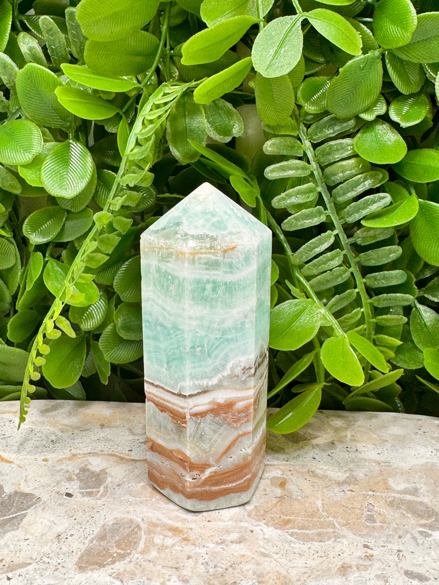 Caribbean Calcite Point 228g