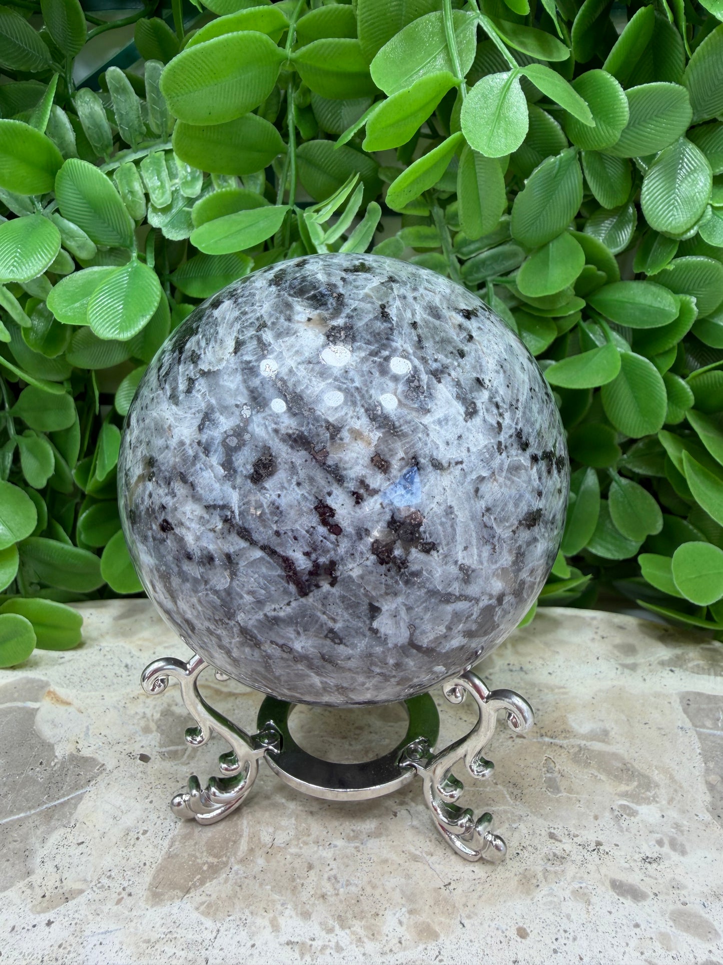 Larvikite Sphere 770g