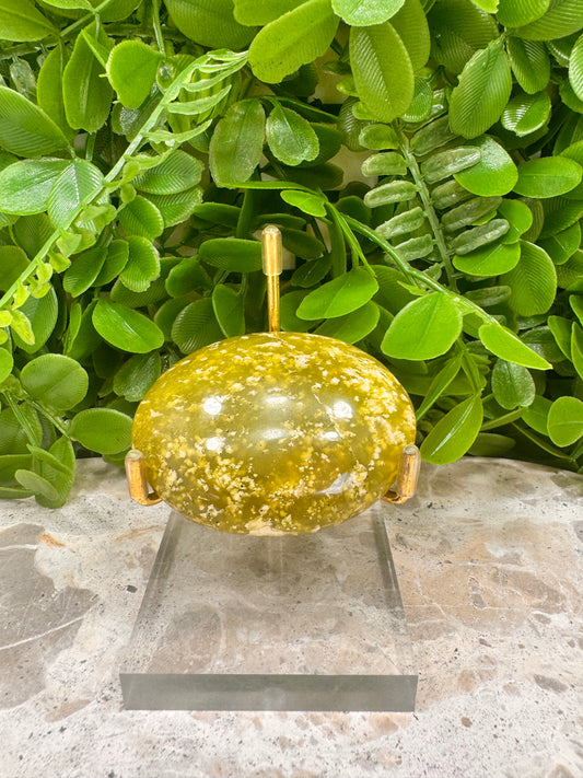 Dotted Serpentine Palm Stone 90g