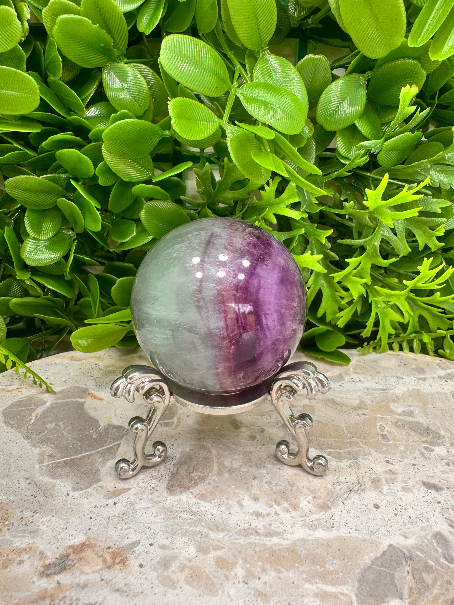 Fluorite Sphere 326g
