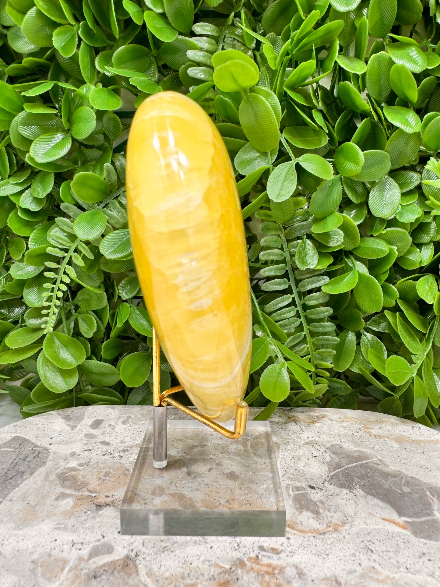Lemon Calcite Heart 1034g