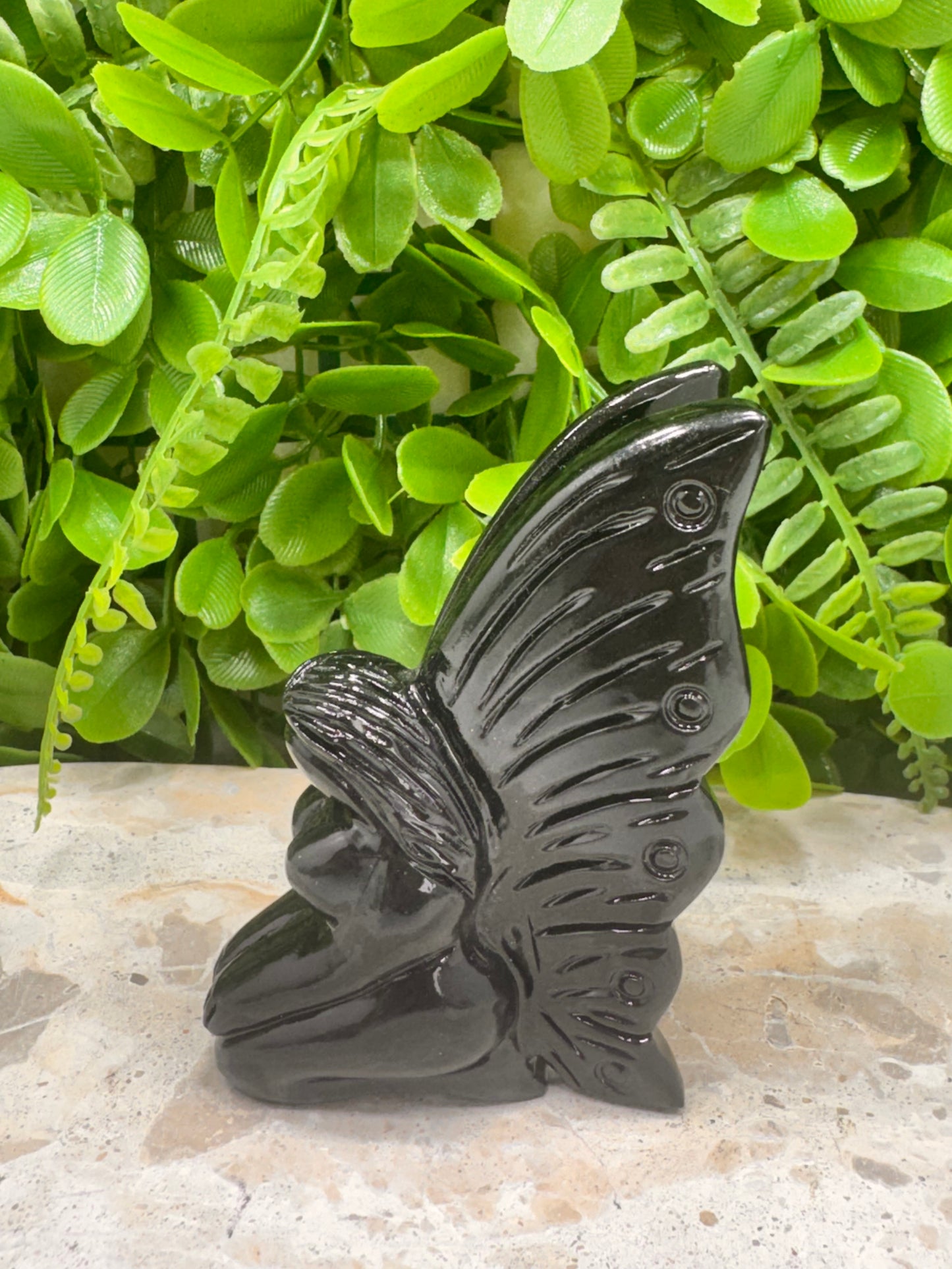 Black Agate Fairy 180g